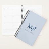 Light Blue Custom Monogram 2026 Planner Planer (Anzeige)