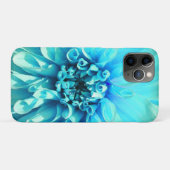 Light Blue Dahlia Blume Case-Mate iPhone Hülle (Rückseite (Horizontal))