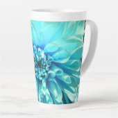 Light Blue Dahlia Blume Milchtasse (Rechte Ecke)