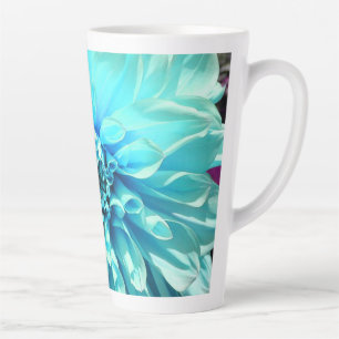 Light Blue Dahlia Blume Milchtasse