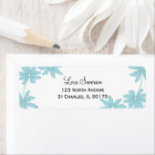 Light Blue Daisies on White (Insitu)