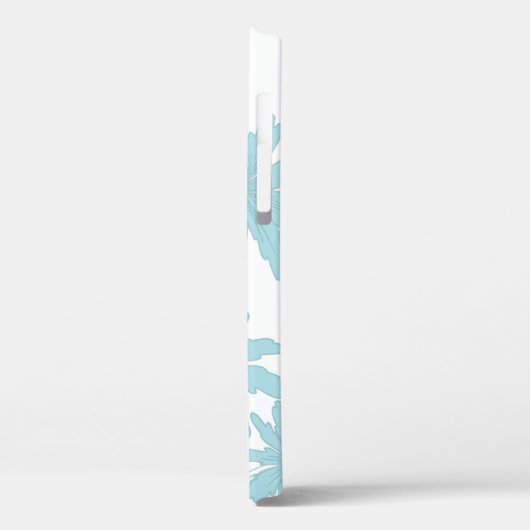 Light Blue Daisies on White Case-Mate iPhone Hülle (Rückseite / Links)