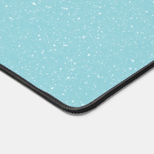 Light Blue Desk Mat - Custom Large Mouse Pad Schreibtischunterlage (Ecke)