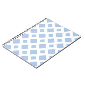 Light Blue Diamonds auf White Notizblock (Linke Seite)