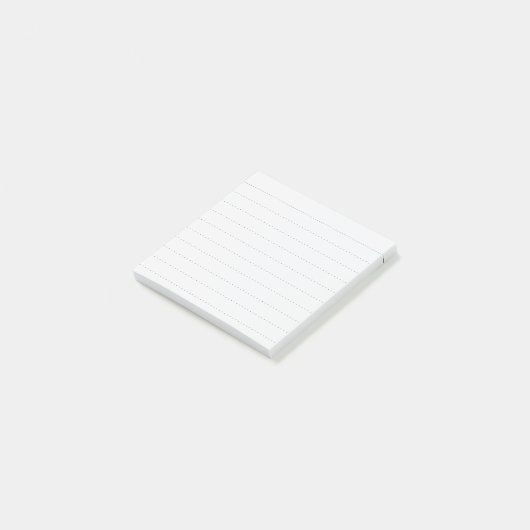 Light Blue Dot Rule PostIt Notes Post-it Klebezettel (angewinkelt)