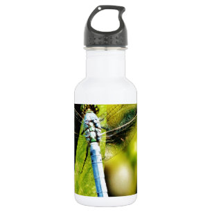 Light Blue Dragonfly Trinkflasche