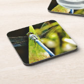 Light Blue Dragonfly Untersetzer (Linke Seite)
