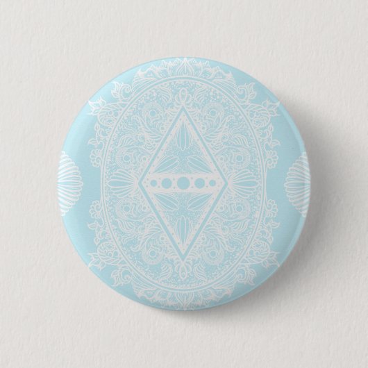 Light Blue , Erwachungsalter, bohemianisch, Zeital Button (Vorderseite)