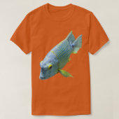 Light Blue Fish Classic TShirt (Design vorne)