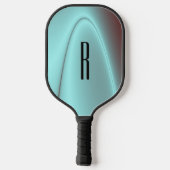 Light Blue Flash Initial Pickleball Schläger (Rückseite)