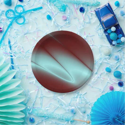 Light Blue Flash Pappteller (Party)