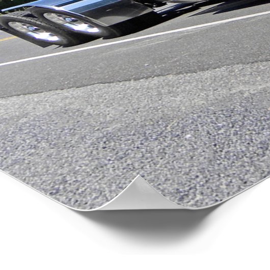 Light Blue Flattop 379 Poster (Ecke)