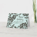 Light Blue Floral Daughter Law Birthday Card Karte<br><div class="desc">Hübsche und nachdenkliche Begrüßungskarte für Tochter im Geburtstag des Gesetzes mit modernem hellblauen Blumendesign und handgeschriebenem Text.</div>