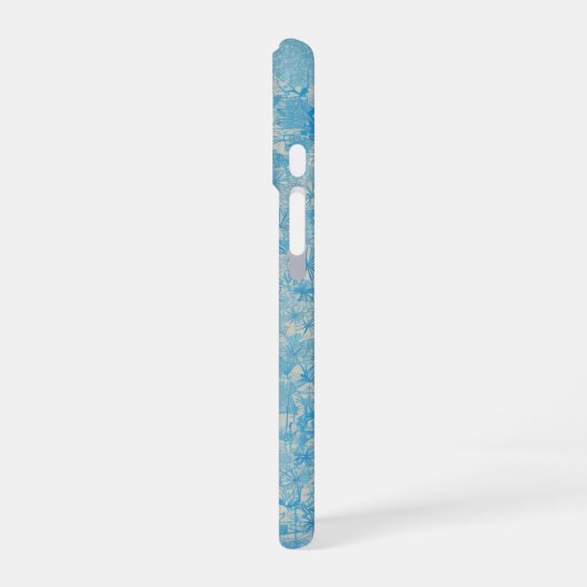 Light Blue Floral Field Phone Case iPhone 16 Hülle (Linke Seite)