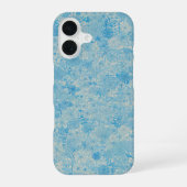 Light Blue Floral Field Phone Case iPhone 16 Hülle (Rückseite)