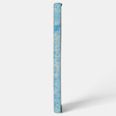 Light Blue Floral Field Phone Case Samsung Galaxy Hülle (Linke Seite)