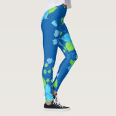 Light Blue Floral Leggings (Rechts)