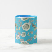 Light Blue Floral Tasse (Zentrum)