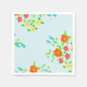 Light Blue Flows Serviette (Vorderseite)