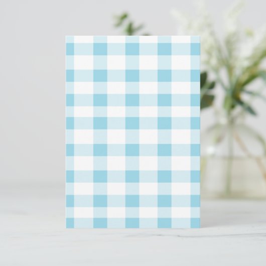 Light Blue Gingham (Stehend Vorderseite)