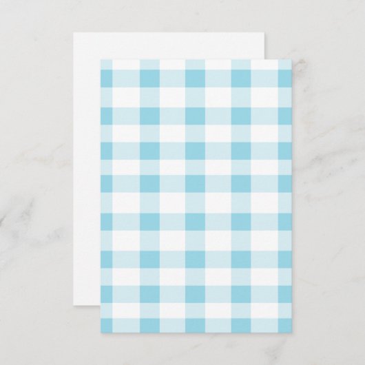 Light Blue Gingham (Vorne/Hinten)