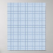 Light Blue Gingham Poster (Vorne)