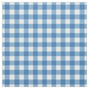 Light Blue Gingham Stoff