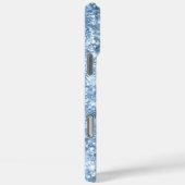 Light Blue Glittery Glam Girly Signature Case-Mate iPhone Hülle (Rückseite / Rechts)