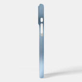 Light Blue Glittery Glam Girly Signature Case-Mate iPhone Hülle (Rückseite / Links)