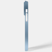 Light Blue Glittery Glam Signature Case-Mate iPhone Hülle (Rückseite / Links)