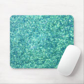 Light Blue Glitzer Mousepad (Mit Mouse)