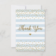 Light Blue Gold Glitzer Boy Baby Dusche Sprinkle T