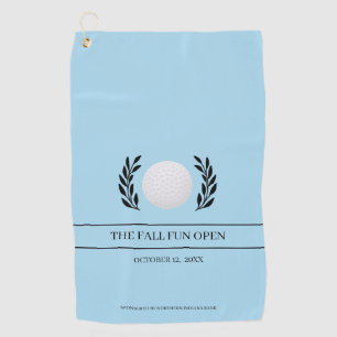 Light Blue Golf Turnier Golfhandtuch
