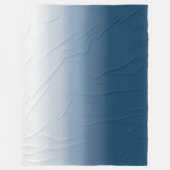 Light Blue Gradient Fleece Blanket - Cozy Home (Vorderseite)