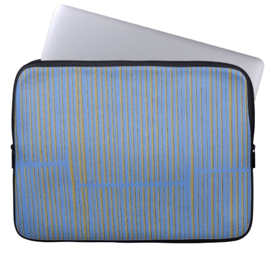Light Blue Green Cool Niedlich Moderne einzigartig Laptopschutzhülle (Vorderseite)