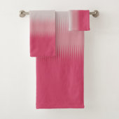 Light Blue Green Gray Maroon Red Badhandtuch Set (Insitu)