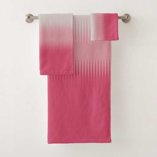 Light Blue Green Gray Maroon Red Badhandtuch Set (Insitu)