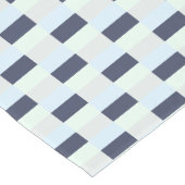 Light blue green with dots combination kurzer tischläufer (Ecke)