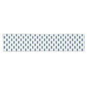 Light blue green with dots combination kurzer tischläufer (Horizontal)