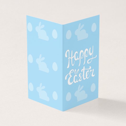 Light Blue Happy Osterpackung mit 25 Mini Cards (Vorderseite)