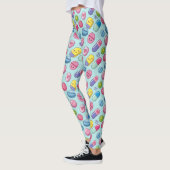 Light Blue Happy Pill Pattern Leggings (Links)