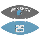 Light Blue Helmet Grau Blue ・ Custom Football (Paneele)