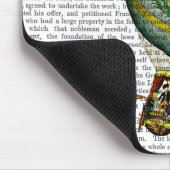 Light Blue Hot Air Ballon Mousepad (Ecke)