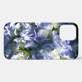 Light Blue Hydrangea Blume Case-Mate iPhone Hülle (Rückseite (Horizontal))