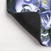 Light Blue Hydrangea Blume Mousepad (Ecke)