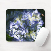 Light Blue Hydrangea Blume Mousepad (Mit Mouse)
