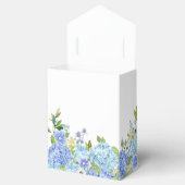 Light Blue Hydrangea Floral Gift Gastgeschenk Hoch Geschenkschachtel (Geöffnet)