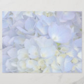 Light Blue Hydrangea Hochzeitskalender (Vorderseite)