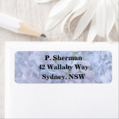 Light Blue Hydrangea Rücksendeadresse (Insitu)