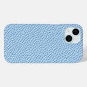 Light Blue Imitats Leather Phone Case (Rückseite (Horizontal))